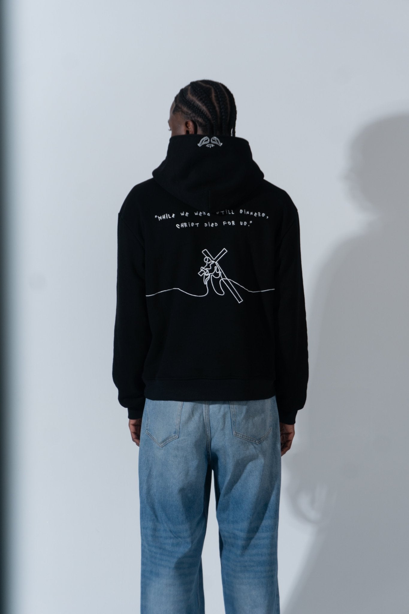 "Christ Died For Us" Hoodie - christ like!