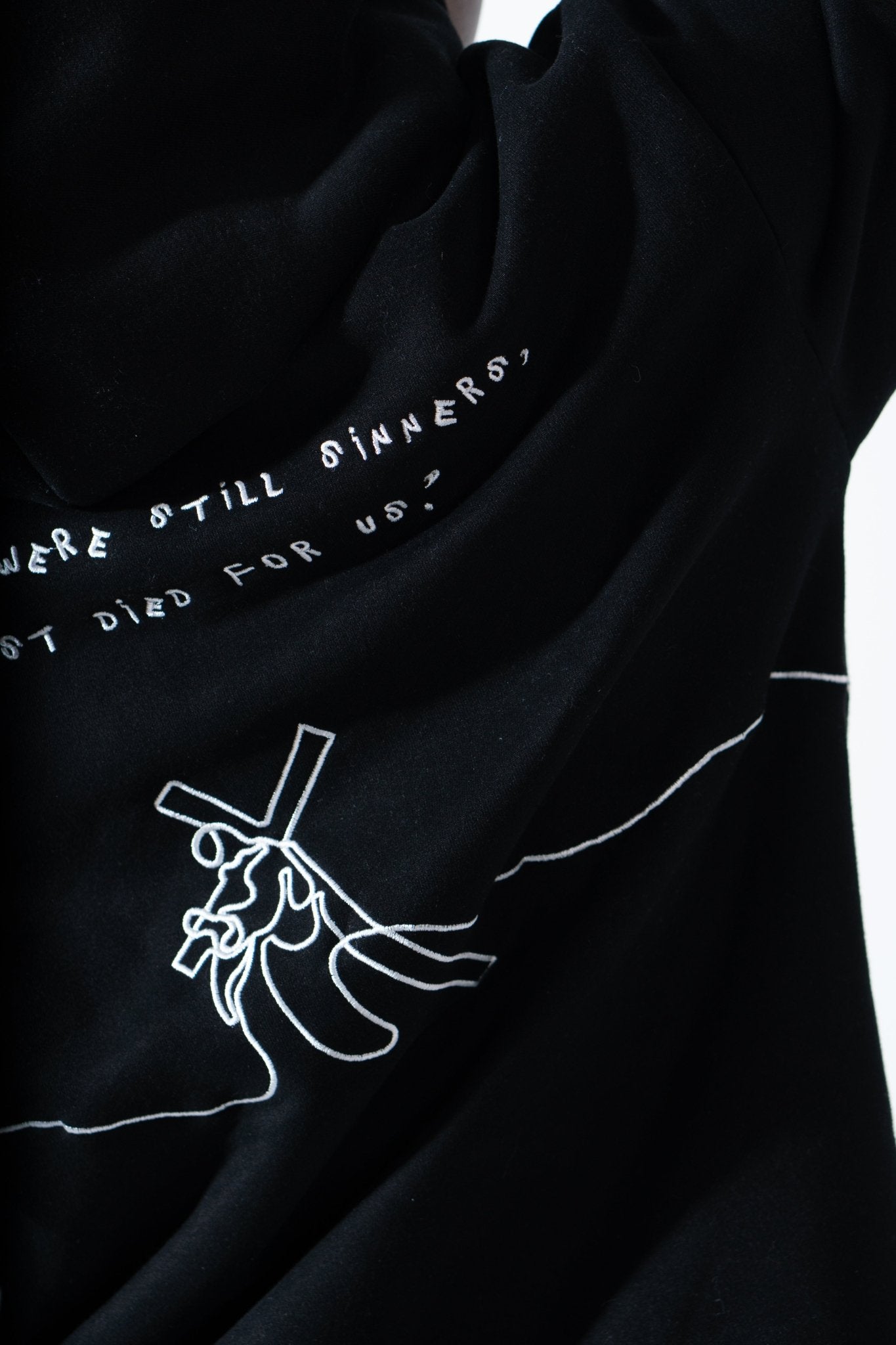 "Christ Died For Us" Hoodie - christ like!