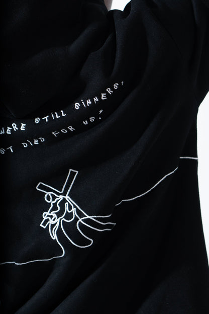 "Christ Died For Us" Hoodie - christ like!