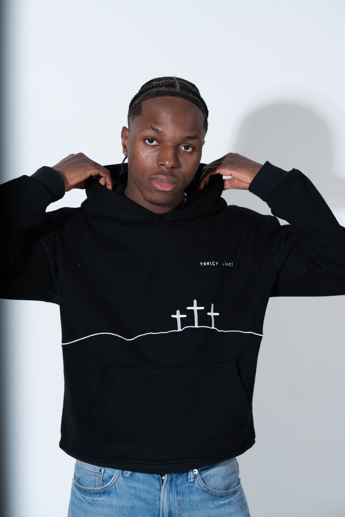 "Christ Died For Us" Hoodie - christ like!